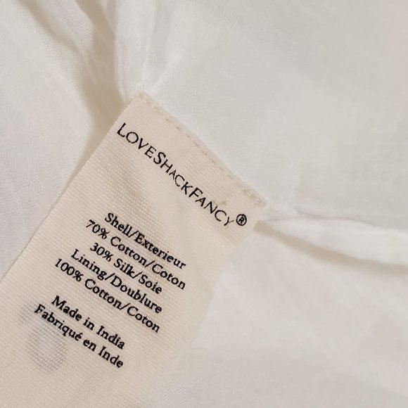 Rare LoveShackFancy Jessie Dress White Size: 8 - Picture 10 of 14